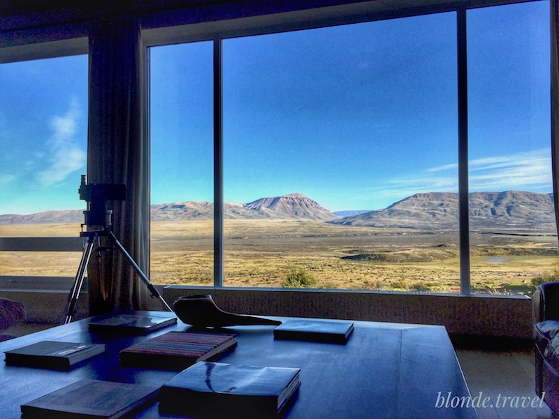 Patagonian mountain view from EOLO