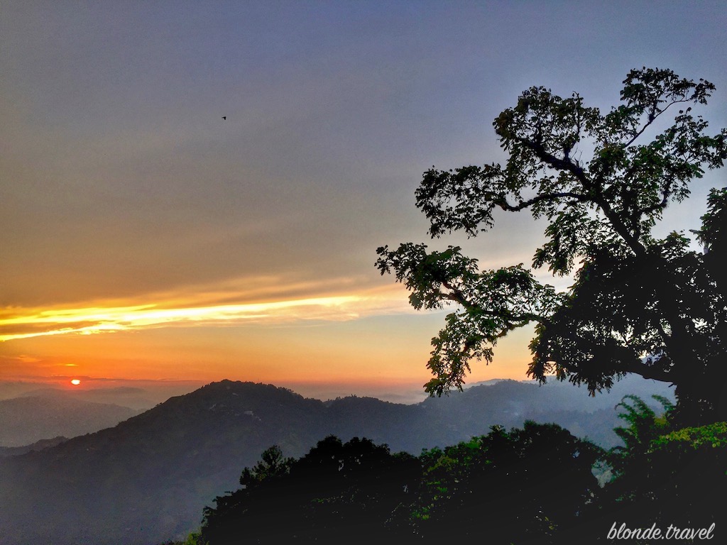 Clouds drifting across Jamaica’s Blue Mountains
