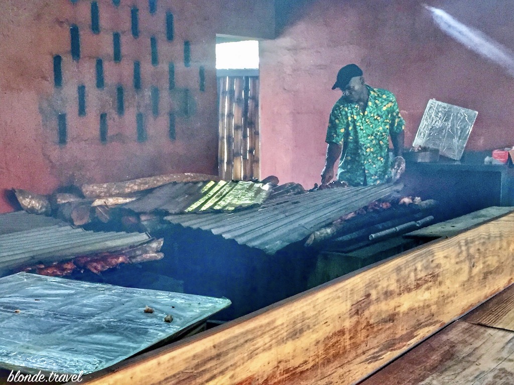 Scotchies jerk restaurant in Jamaica