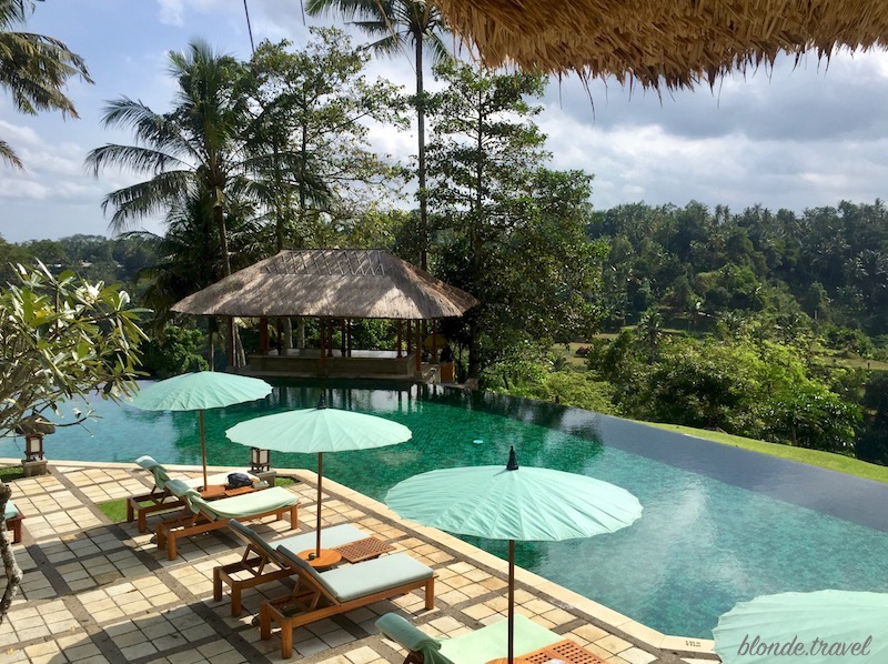 Traditional Balinese details at Amandari