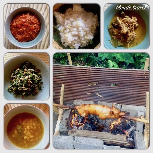 Balinese cooking class arranged by Amandari