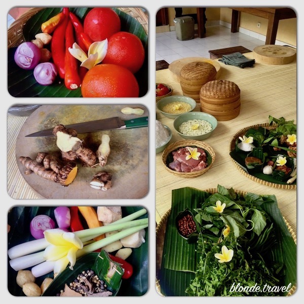 Our Balinese lunch during Amandari’s cooking class