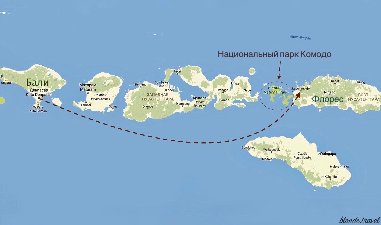 Остров флорес индонезия карта