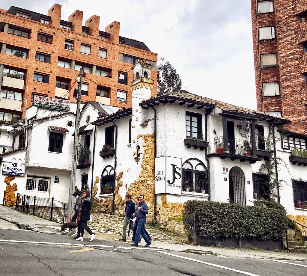 Street in Chapinero, Bogota, 