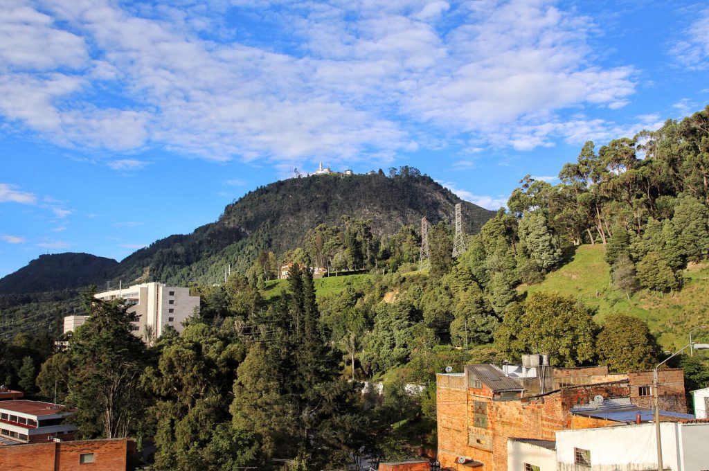 View to the Monserrate mountain