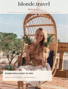 blonde.travel Media Kit cover preview