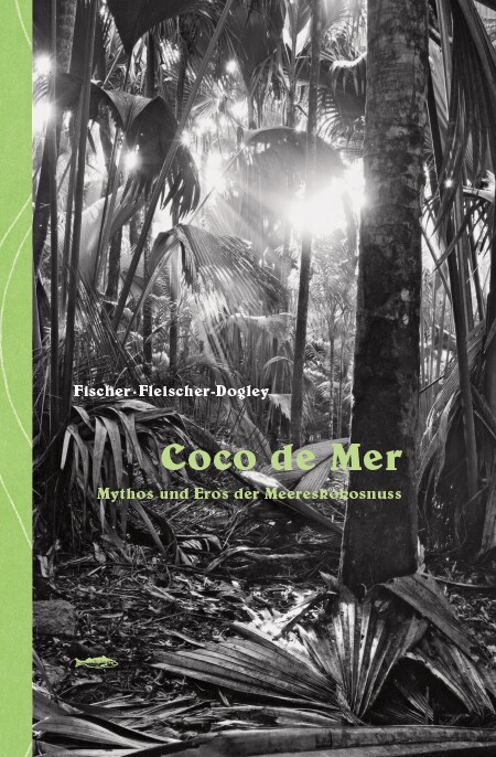 The Coco de Mer cover, with a black-and-white photograph of sunlight falling through a palm forest and green lettering.