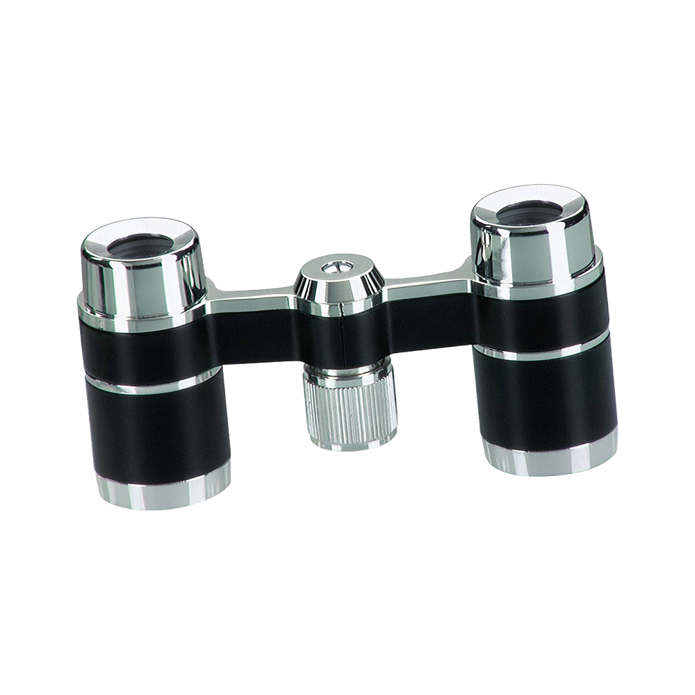 Black-and-silver Eschenbach La Scala opera glasses.