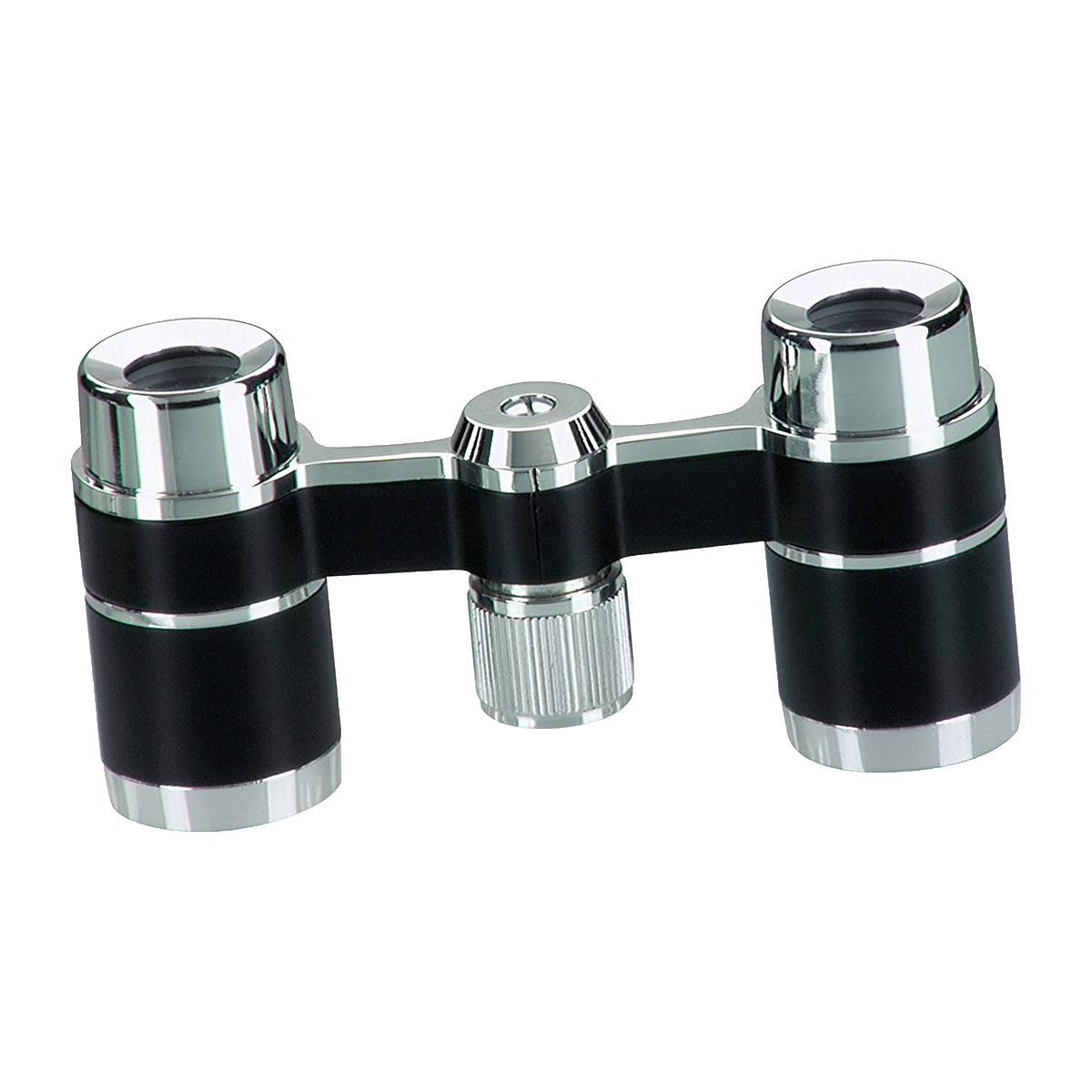 Black-and-silver Eschenbach La Scala opera glasses with a central focusing wheel.