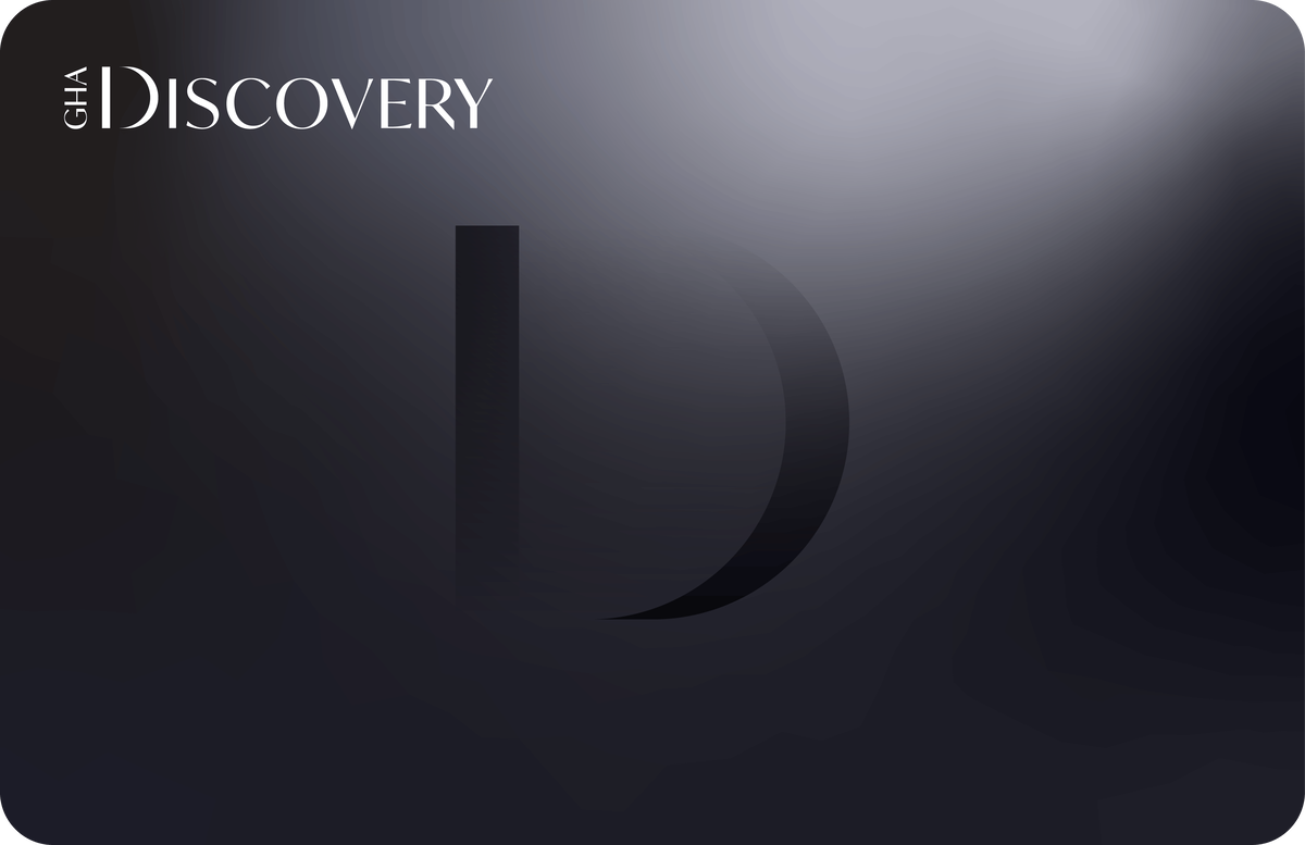 A dark GHA DISCOVERY membership-card graphic with the programme’s white logo.