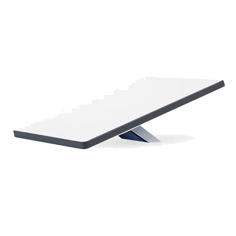 Starlink Mini satellite terminal on its kickstand.