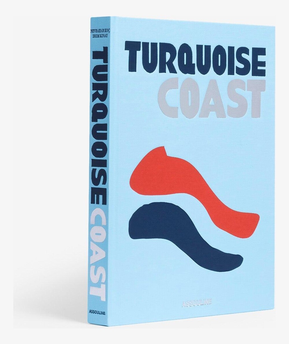 Turquoise Coast by Assouline, showing the cover and spine.